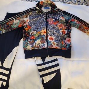 Adidas track jacket farm Rio with **free addidas pants Size Medium